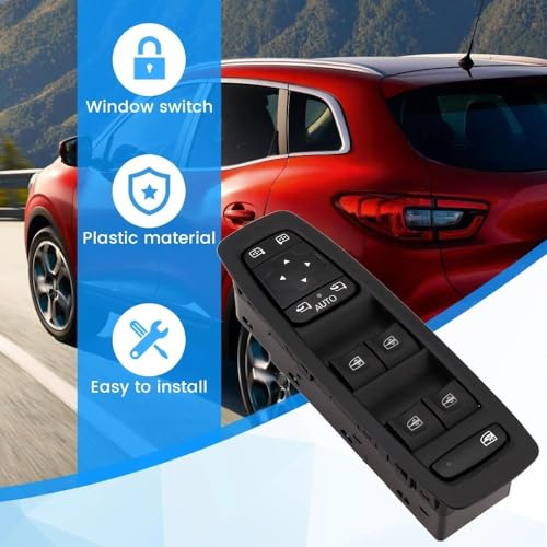 Interrupteur de vitre pour Renault Kadjar et Megane commande lève-vitre principale