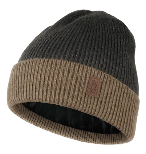 Image of Wmcaps Winter Beanie for Men Women, Fleece Lined Beanie Soft Warm Knit Hat Ski Stocking Cuffed Cap