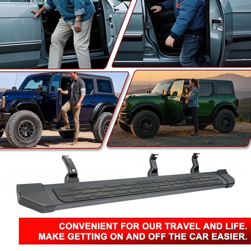 Estribos laterales aluminio para Ford Bronco 2021-2026 miniatura 5