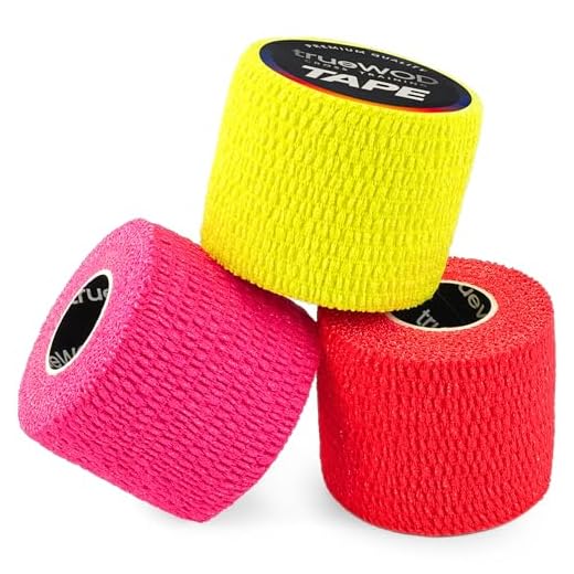 trueWOD Tape Crossfit Dedos Cinta Adhesiva Flexible Hook Grip Tape Athletic Esparadrapo Deportivo Accesorios Crossfit Mujer Hombre Halterofilia - 3 Rollos de 4.5m x 5cm