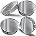 Biomar Labs® 4 x 60mm Kunststoff Nabenkappen Kappen Silber Silver Felgendeckel Radkappen Radnabendeckel Nabendeckel Auto Tuning CS 7