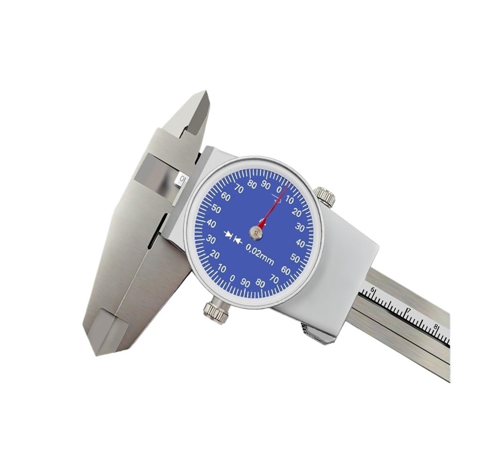 Messschieber mit Meter, 0 – 150 – 200 – 300 mm, mit Meter, Edelstahl, Messschieber, Industrie (0 – 300 mm, 0,02)