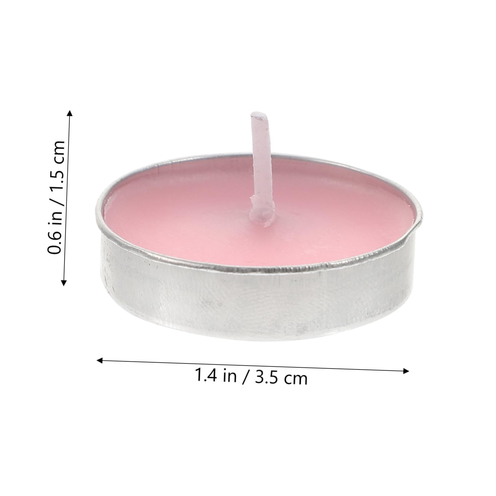 Garneck 10pcs Pink Floating Candles Unfragranced Small Diameter for Wedding Decor Party Favors Home Decor Floating Candles for Events