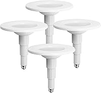 Vista 10 de Jolux Luz LED ajustable de 4 pulgadas 5CCT para remodelación, 2700K-5000K CCT seleccionable, 6W = 40W 500LM, base E26 regulable, borde biselado