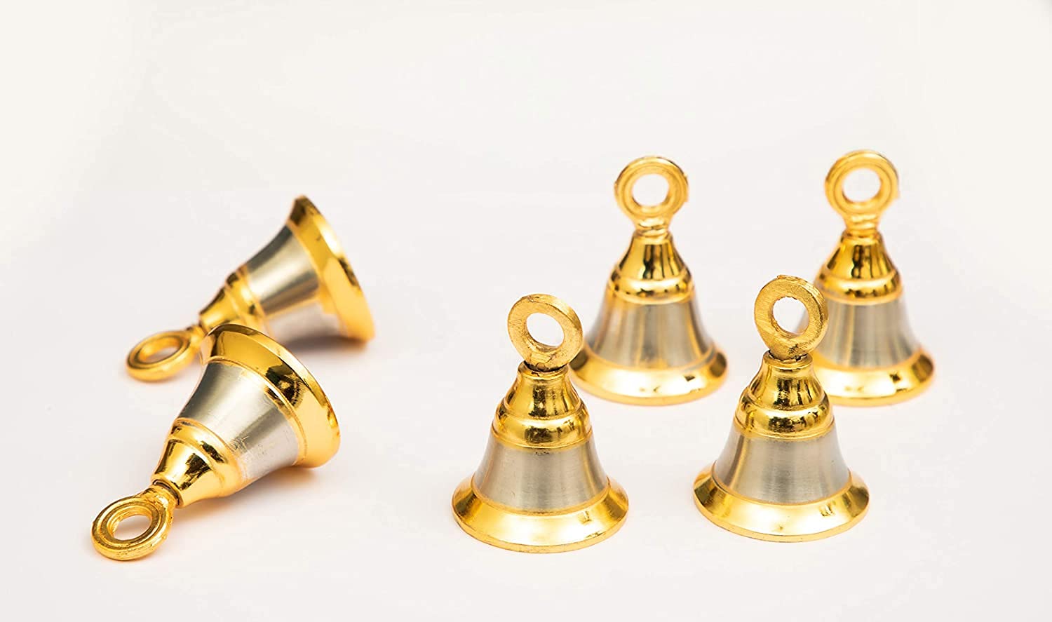 SKSM METALS Brass Decorative Wall Hanging Bell Brass Bell Pooja