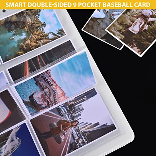 Smelha 9 Pocket Page Protector, Holds 1800 Cards,Trading Card Sleeve thumb #6