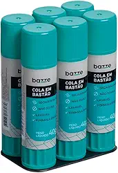 Cola Bastão Bazze 40 G Shrink 6 Unidades