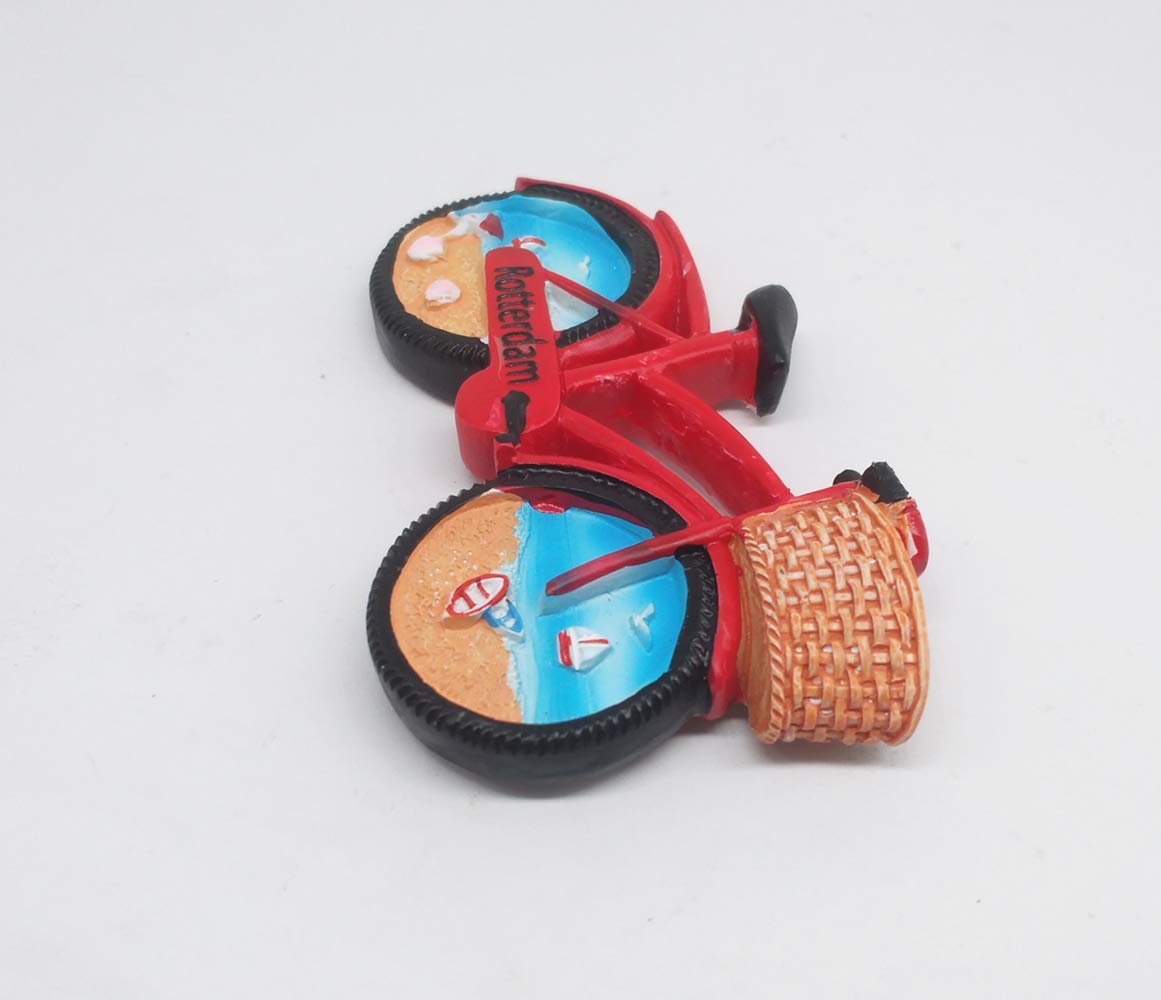 Magnete Frigorifero 3D Rotterdam, Souvenir Di Viaggio In Resina, Decorazione Casa E Cucina, Dimensioni 9x5 Cm
