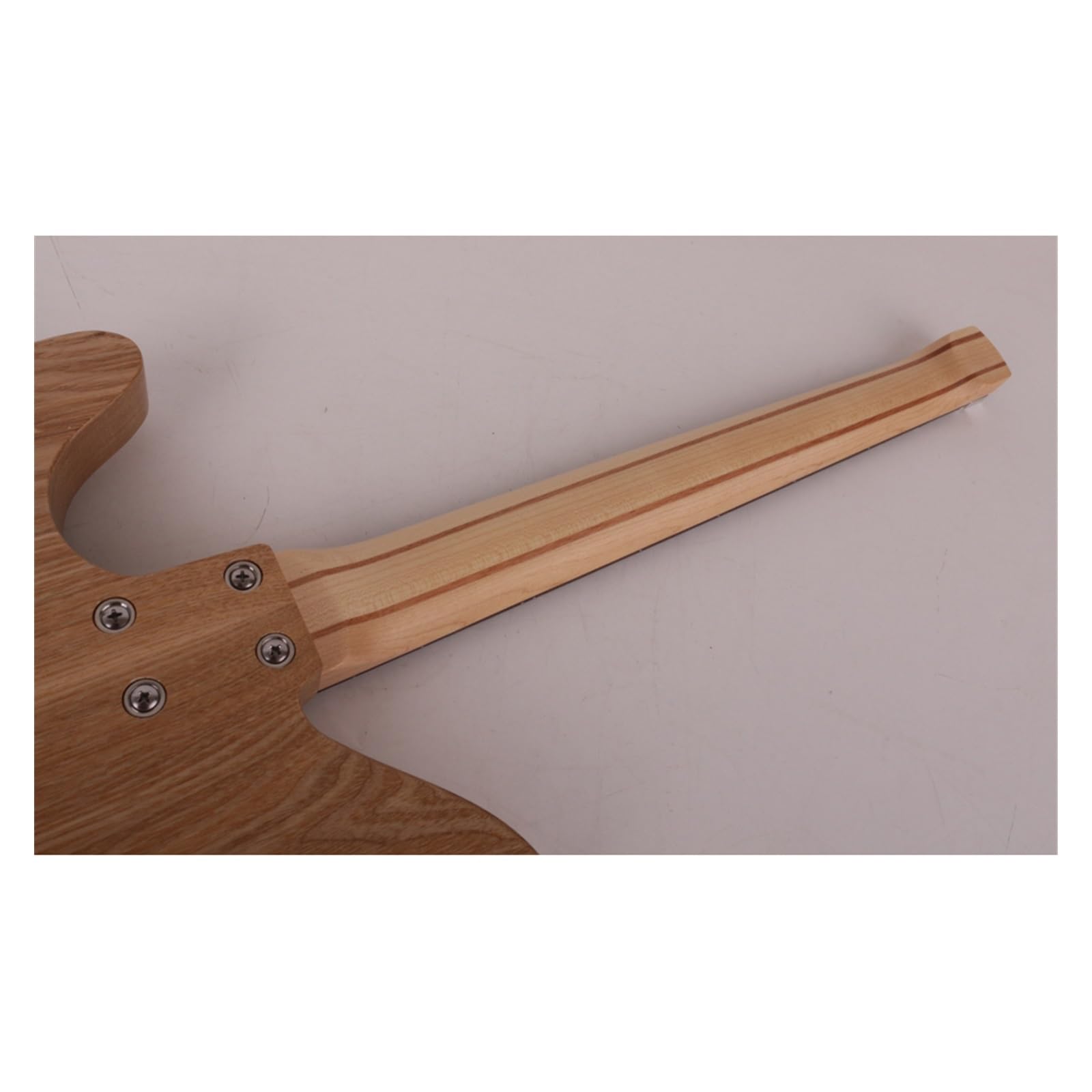 Gryf Klon/mahoń Podstrunnica Z Palisandru Bezgłowy Podróżna Przenośna Gitara Elektryczna Profesjonalna Bezgłowy Gitara Elektryczna (Color : 03)