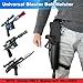 Easecos Blaster Holster PU Leather Blaster Belt Holder with Elastic Leg Strap, Cosplay Costume Prop Accessories (Black)
