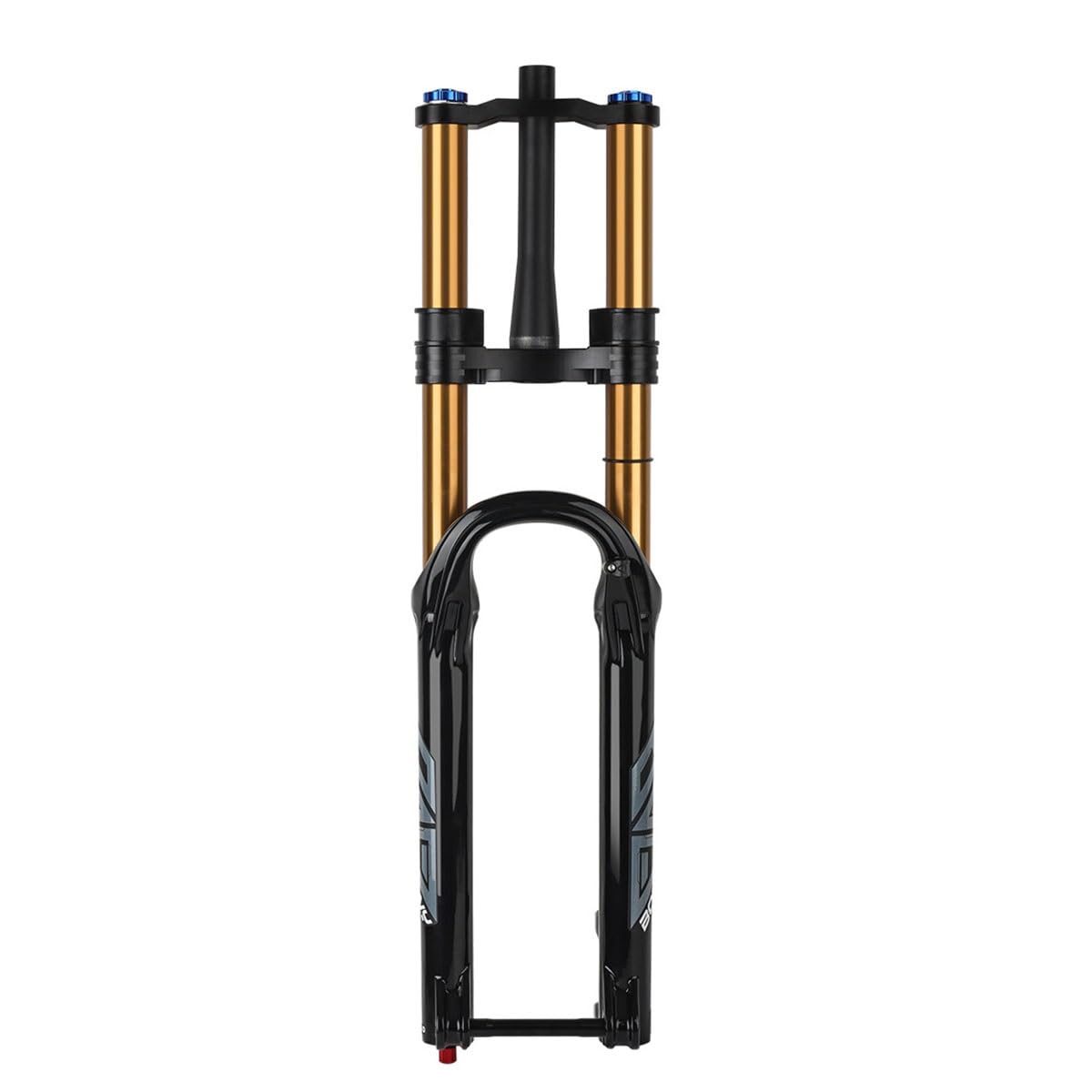 WIQUYBML Downhill Mountain Bike Suspension Fork 27.5/29IN Travel 180mm Straight/Tapered Double Shoulder Air Front Thru Axle 15x110mm Disc Brake Forks With Rebound Adjust DH/XC/A