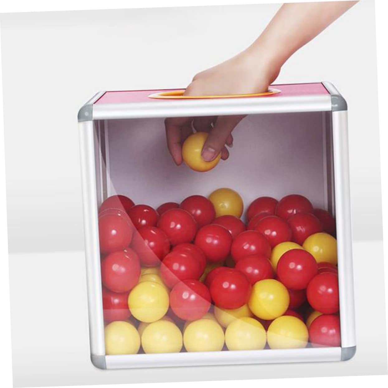 ifundom 100pcs Sphere Game Balls Activity Party Balls for Raffles Drawings Celebrations Compact Lightweight for Easy Grasp and Storage Fun Entertainment