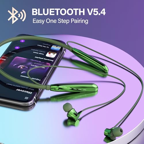 Image of AROMA NB119 Tronix Upto 100 Hr Playtime*,ENC,Fast Charging,Dual Pairing Neckband Bluetooth