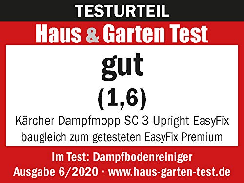 Kärcher stoommop SC 3 Upright Easyfix (oppervlakteprestatie ca. 60m², 3-traps stoomhoeveelheidsregeling, geïntegreerd… - Image 7