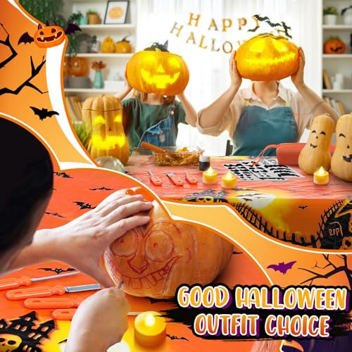 Image of Tioncy 6 Set Complete Halloween Pumpkin Carving Kits Tools Set Bulk