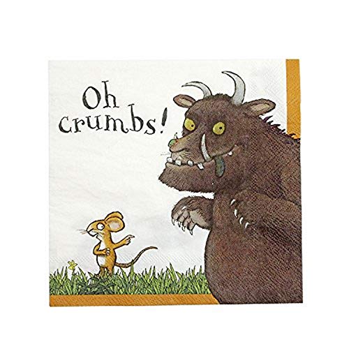 Talking Tables GRUFF-NAPKINV2 The Gruffalo Napkin (20 Pack), Multicolor, 33 x 33cm