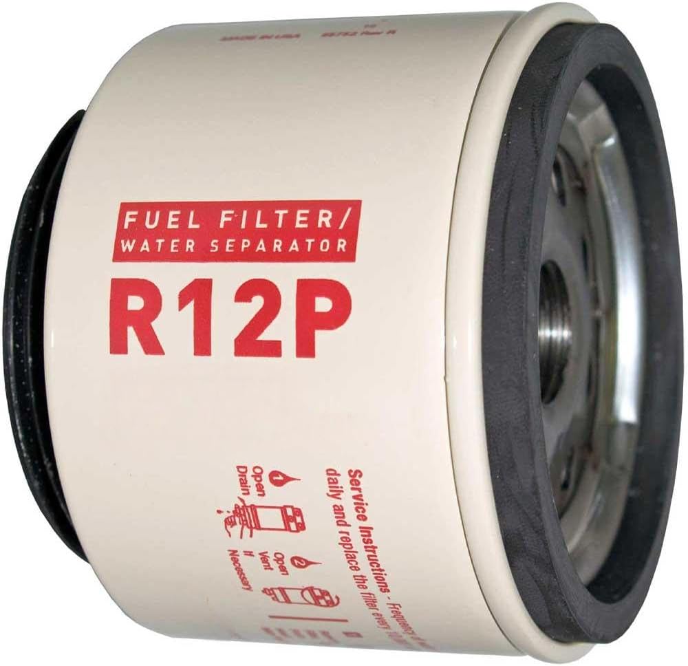 Cartridge Filter–R12P 30 Micron Spin-On Series Fuel Filter/Water Separator Assemblies Replacement Element Fits Racor 120a,140r Series Fits Diesel Engine Sedan Marine Replace Filter