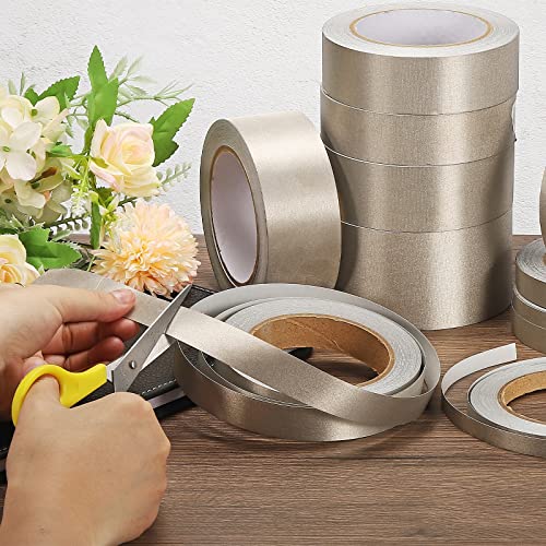 Image of MECCANIXITY Faraday Cloth Tape 0.71 inch W x 65.62 Feet Conductive Cloth Fabric Adhesive Tape Roll for Laptop Cable EMI Shielding 2 Pcs