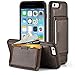 iphone 6S Plus Wallet Case, ZVE iphone 6 plus Case, Apple 6 plus [Kickstand] Case Cover Protective Case Leather Wallet Card Holder Case Cover for iPhone 6 plus& iPhone 6S plus 5.5 inch -Brown ¡­