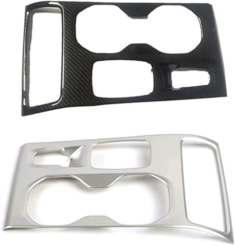 Miniatura 4 de LIRU Cubierta de panel de palanca de cambios de consola central interior para Volvo XC40 2018-2020, aspecto de fibra de carbono