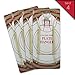 Brass Vinyl Coated Plate Hanger 8 to 10 Inch - Set of 4 Pcs - Clear Vinyl Sleeves Protect the Plate - Hook and Nail Included