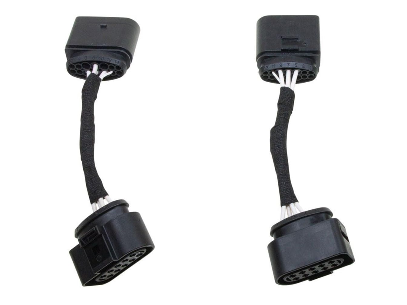 HZ-DESIGN Adaptador de conversión de xenón a halógeno para faros delanteros para VW Tiguan 5N a partir del año de modelo 2009