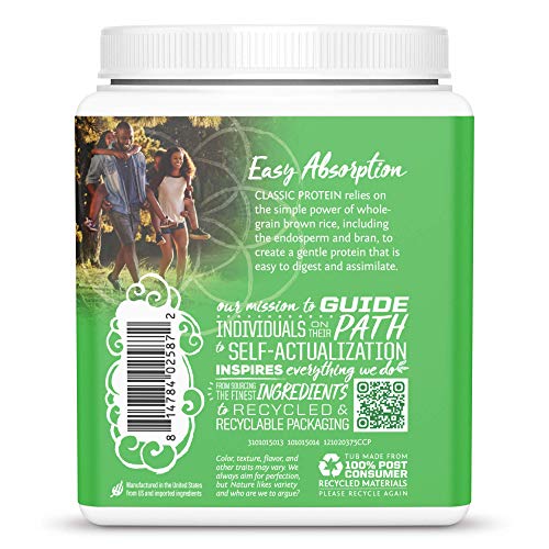 Brown Rice Protein Powder With Bcaa & Amino Acids Raw Rice Protein Shake Gluten Free Low Carb Dairy Free | Plant Based Classic Sprouted Brown Rice Protein Powder Chocolate 375G By Sunwarrior #TOP5