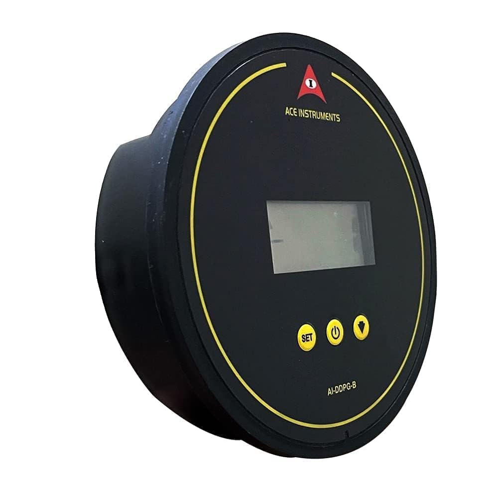Misuratore di pressione differenziale a batteria (intervallo: da -250 a 250 Pascal) per camere bianche, HVAC, flusso d'aria laminare | Modello: AI-DDPG-B