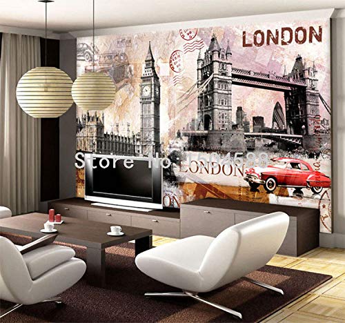 Papier peint Tower Bridge 3D grand format pour décoration murale - 4