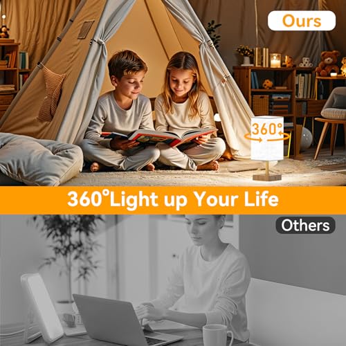 10000-Lux-Sunlight-Lamp-with-3-Color-Temperatures-Adjustable-BrightnessTimer-Memory-FunctionDaylight-LampFull-Spectrum-LightUV-Free-LED-Lamp-for-HomeDecoration-Light-Rusticbrown