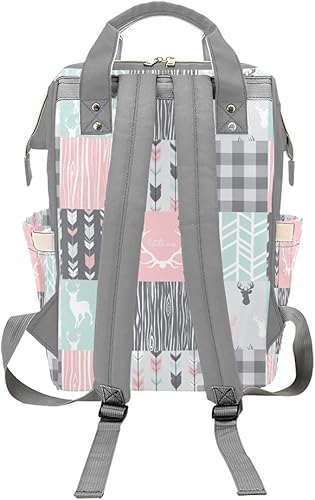 Miniatura 2 de Mochila de pañales personalizada con nombre para hombres y mujeres, bolsas de bebé de enfermería personalizadas, bolsa de viaje para hombros, Color