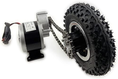 Miniatura 9 de Kit de conversión de carro eléctrico de doble accionamiento, fácil de transportar 440.9 lbs, 8 pulgadas, juego de ruedas para bricolaje, carretilla