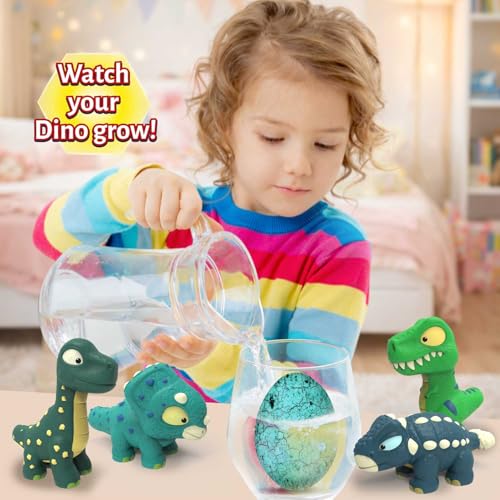 MEGGA EGG Dino Eier die im Wasser Schlüpfen , Cracking Egg Dinosaurier Ei zum ins Wasser Legen XXL