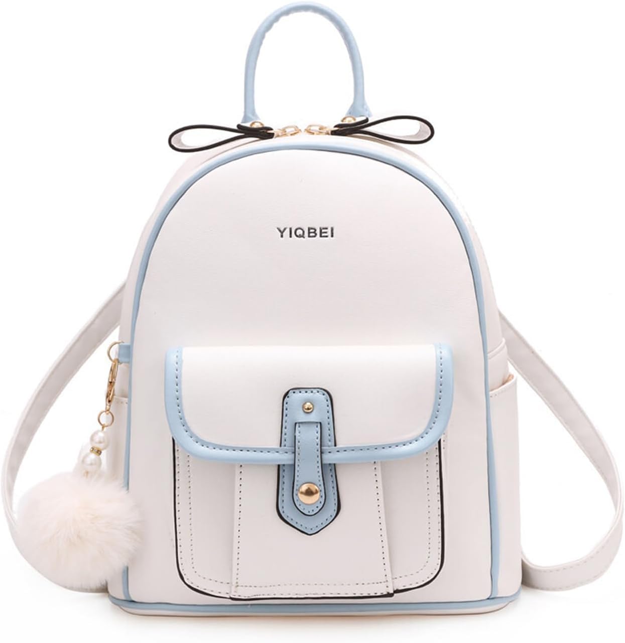 Amazon.co.jp: YIQBEI ミニリュックサック、PUレザー製、軽量、大容量 