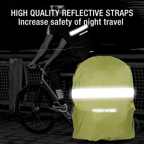 Fancywing Waterproof Backpack Rain Cover With Reflective Strap, Upgraded 10-90L Non-Slip Rainproof Backpack Cover For Hiking, Camping, Hunting, Rain Cycling, Green, Xl #TOP5