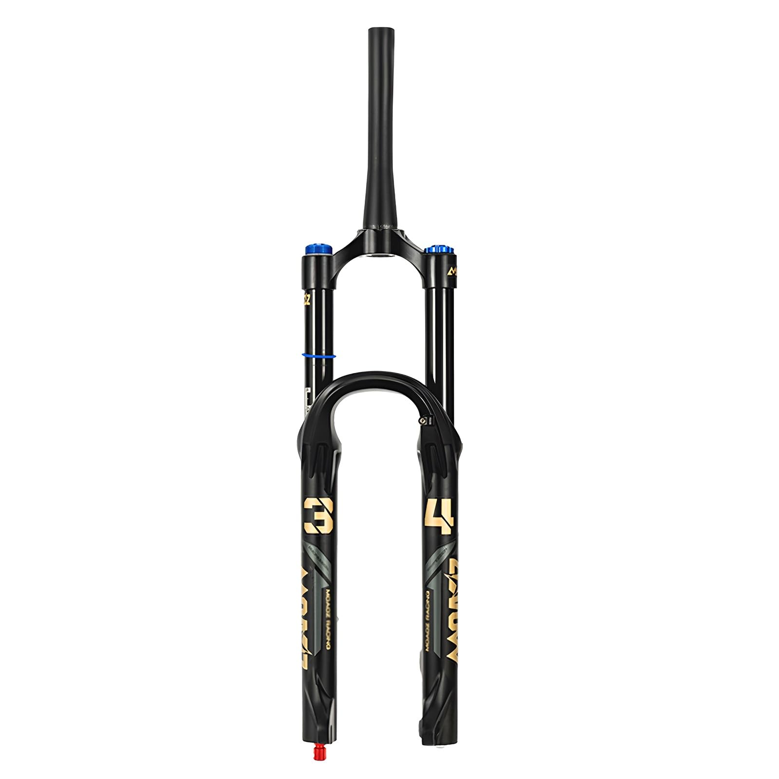 WIQUYBML Mountain Bike Suspension Fork 26in 27.5in Travel 160mm Rebound Adjust Straight/Tapered Tube 28.6mm QR 9mm Manual Lockout Air Forks