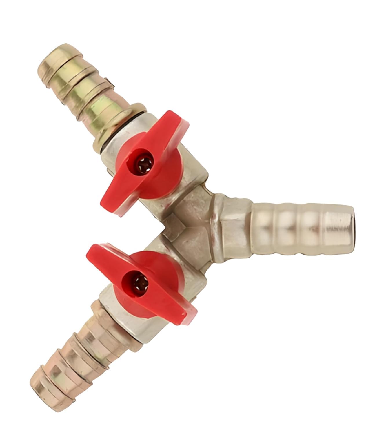 Gas Pipe Connector Y Shaped 3 Way Brass Hose Splitter Adapter Valve-picture-21