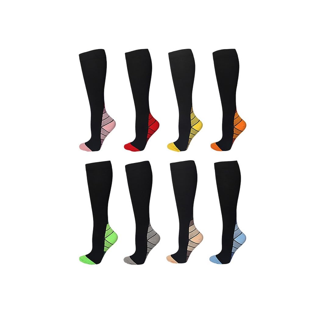 Calcetines de presión para ciclismo al aire libre, compresión de movimiento gradiente