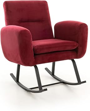 Pafu Kono Ridge 6 Stage Rocking Sofa - Claret Red