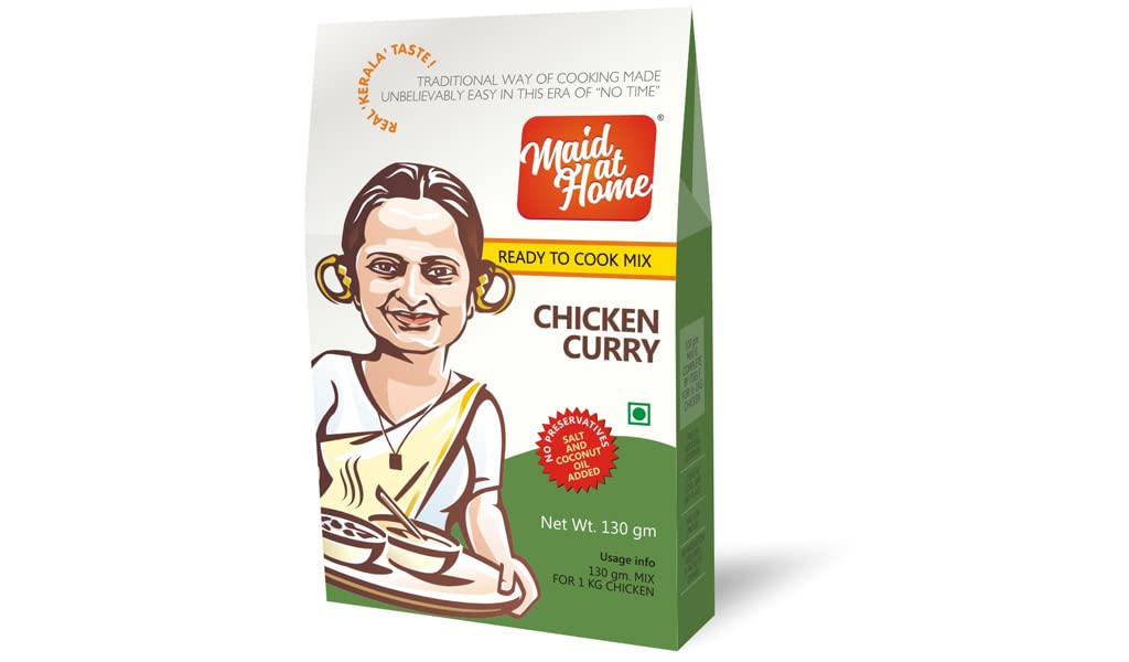 Maid At Home Chicken Curry Ready to Cook Mix 65gm (Pack of2)
