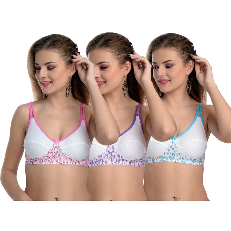 Nikisha Women Printed Bra -Pack of 3-image-32