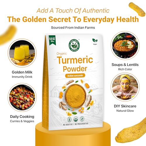 USDA ORGANIC Turmeric Powder | High Curcumin Root Powder | Ground Turmeric, 8.8 Oz | AYUSHKA ORGANIC - image 5