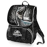  Jurassic World Scuola 2018/2019 Mochila Infantil, 40 cm, Negro (Nero)