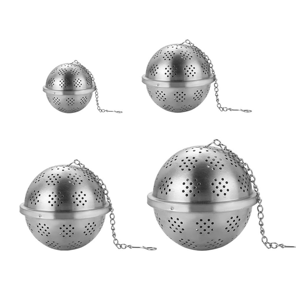 IwinnaSeasoning Bag, Ultra Fine 304 Stainless Steel Soup Ball for Loose Leaf Tea and Mulling Spices (Small)