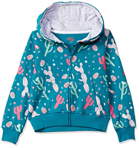 Image of Amazon Brand - Jam & Honey Girl's Cotton Winter Regular Fit Hooded Sweatshirt