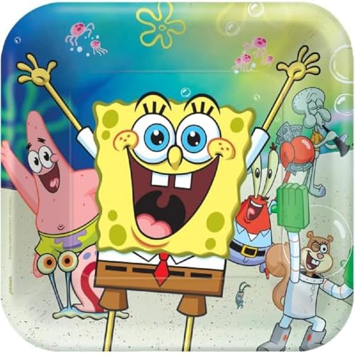 amscan Spongebob 8 Teller