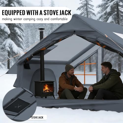 Carpa Inflable para Camping 4 Personas, Fácil Montaje miniatura 5