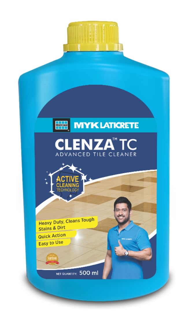 MYK Clenza Tc Tile Cleaner (500 Ml) | Removes Tough Stains Easily | Works On All Types Of Tiles | Residential & Commercial Use | Tile Cleaner For Floor & Wall (B0CRV8WQVB) Amazon Price History, Amazon Price Tracker