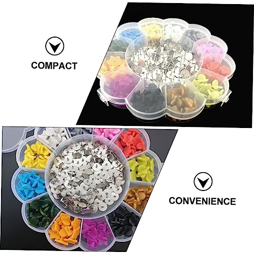 Lurrose Replaceable Enamel Pin Backs Colorful Rubber Pin Clutch for DIY Craft Projects Compact Design for Easy Use Decorative Accessories