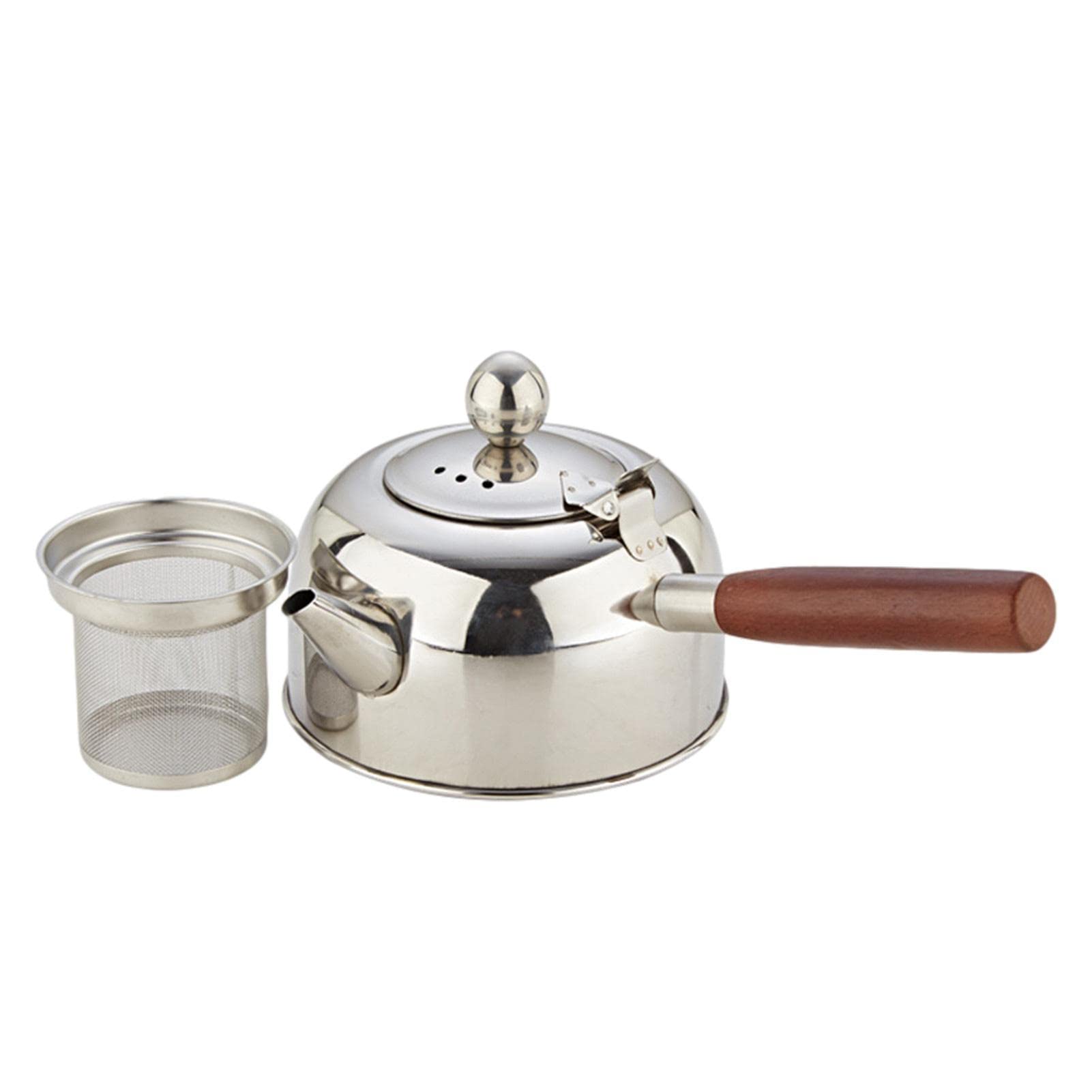 jiyun Teapot for Stovetop,Hot Water Kettle | Stove Tea Pot with Heat Handle, Anti-Rust, and Loud Whistling